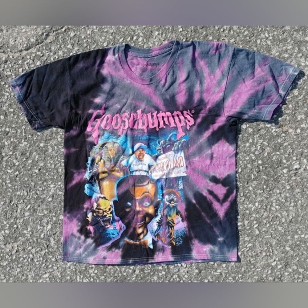 Y2K Goosebumps Tie Dye T-Shirt Size (S)